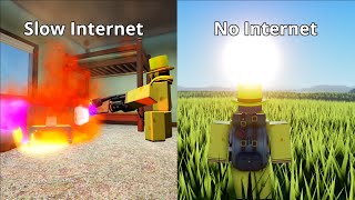 Slow Internet vs No Internet | Roblox Animation