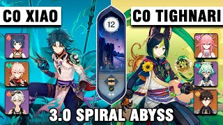 Xiao and Tighnari Quicken Aggravate | 3.0 Spiral Abyss Floor 12【Genshin Impact】