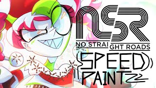 Christmas Rowdy | Medibang Speedpaint | No Straight Roads (NSR)