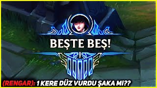 1 DÜZ VURUŞLA PENTA ATAN CAİTLYN