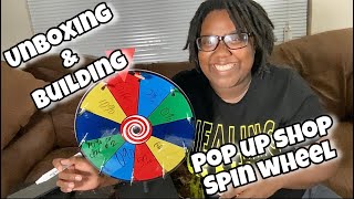 Small Business Vlog| Unboxing & Building Spin Wheel for Pop Up Shop