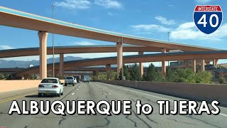 Albuquerque, NM: I-40 East from I-25 to Tijeras Canyon