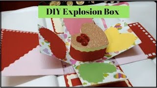 Explosion Box Ideas for Boyfriend | DIY -Handmade Explosion Box | Anniversary Gift Ideas