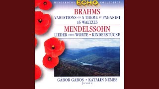 Lieder ohne Worte: No. 30 in A Major Op. 62 No. 6: Frühlingslied. Allegretto grazioso