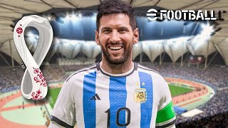 eFootball 2023 - Argentina vs Mexico - FIFA World Cup 2022 Groupe Stage Match | 4K