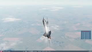 DCS World F-16 vs Su-30SM ACM Dogfight