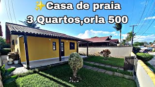 ✨️Linda casa de praia imóvel  de 3 quartos,Terreno inteiro aqui na cidade de Cabo Frio,Unamar,❤️🔑