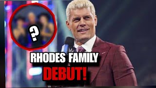 Two Rhodes Family set to make wrestling DEBUT!!!