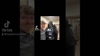 Ben Johnson and Darth Vader