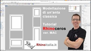 Tutorial di Rhino per Mac: Modellare un'Anta Classica Tridimensionale