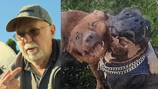 Man attacked by 2 Pit Bulls on walking trail