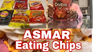 ASMAR Eating Chips Doritos,Fritos,Lays & More!!