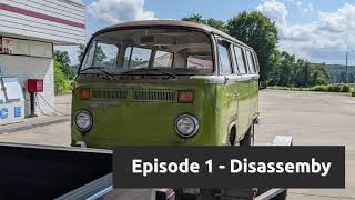 VW Bay Window Bus Restoration #1 - Disassembly