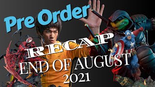 End of August Pre Order Recap 2021 Sideshow -Carnage | Captain America| Doom & MORE!