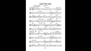 real book solo piano: love for sale (Cole Porter)