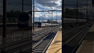 Amtrak NER passing by Rahway NJ with a big Doppler effect! ( acs-64 #611)