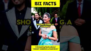 Amazing facts about Anant Ambani and Radhika Merchant's wedding #shorts #businessfacts #subscribe