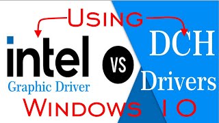 Intel Graphic Driver or Windows DCH Drivers | Which Driver Is My Windows Using? @pcguide4u