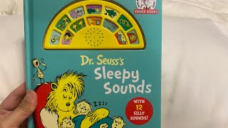 Dr.Seuss’s Sleepy Sounds/Soundbook/Readaloud/InteractiveBook/SillySounds/BedtimeStoriesForKids