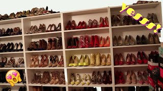 DIY/ Using IKEA Billy Bookcases To Create My DREAM Walk-in SHOE ROOM Closet!!!! (the set-up)