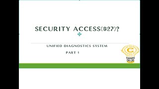 Security Access (0x27) | UDS | Unified Diagnostics Service | ISO14229 | Automotive