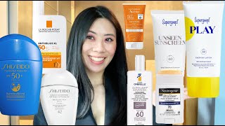 FACE SUNSCREEN SKINCARE TRY ON | SUMMER IS HERE!! | SUPERGOOP, SHISEIDO, LA ROCHE POSAY | SELF LOVE!