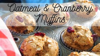 Something good for you!  Oatmeal Cranberry Muffins Recipe