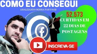 Como ganhei 52.573 curtidas orgânicas na minha fan page em menos de um mês, veja detalhes!