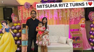 MITSUHA RITZ TURNS 1 ( Disney Princess Birthday Party)