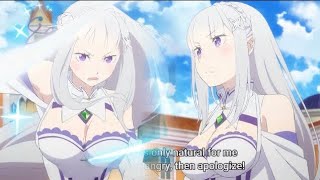 Emilia Vs Sirius Romanée-Conti Who’s This Guy? - Re:Zero Kara Hajimeru Isekai Seikatsu Season 3 Ep 2