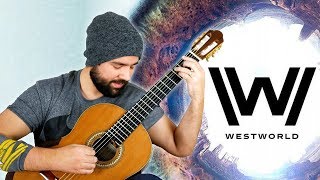 WESTWORLD MAIN THEME ON GUITAR (BeyondTheGuitar)