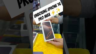 Unboxing iPhone 16 Pro Max Desert Titanium! #iphone #16promax #viralvideo #trending #short #shorts