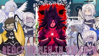 Hazbin Hotel Angels react to madara uchiha |Lucifer | Charlie | Gacha life 2 | naruto shippuden