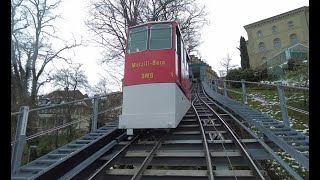 Drahtseilbahn Marzili - Stadt Bern (April 2, 2022) (4K)