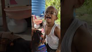 #kids funny videos # when you wearing a eye glass of grandmother and your expression# laugh