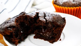 Super Moist Chocolate Cupcake In Microwave / No Egg No Butter Cake