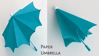 How To Make A Paper Umbrella ☂️ || Umbrella That Open And Close || DIY Paper Umbrella