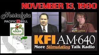 Tom Leykis - KFI AM 640 - Rush Limbaugh In Studio - Nov 13, 1990