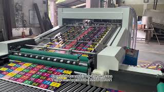 PK108-110 Automatic Playing Cards Cutting Collating And Corner Rounding Machine