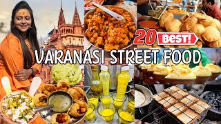 Best Varanasi Street Food | Tamatar Chaat,Paan,Thandai,kachori,malaiyo etc | বেনারসের বিখ্যাত খাবার🔥