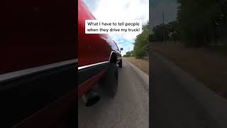 Then they get scared and leave! #funny #fyp #dad #shorts #foryou #viral #trucks #oldtrucks