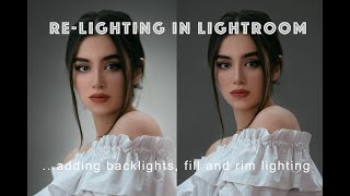 Re-lighting in Lightroom