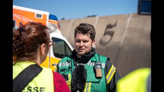 Großbrand bei Hardegsen: Biogasanlage in Flammen