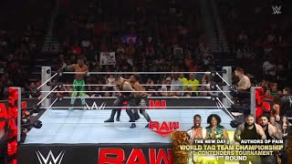 RAW 21/10/24 FULL MATCH - The New Day vs Authors of Pain