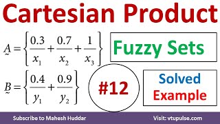 12. How to perform Cartesian Product on fuzzy sets Fuzzy Logic in Soft Computing by Mahesh Huddar