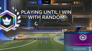 Top 1 Playing 2v2's Until Win With Randoms | Rocket League Sideswipe