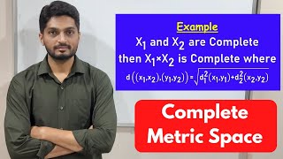 Example of Product Metric Space which is Complete | L45 | TYBSc Maths | Completeness @ranjankhatu