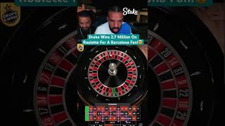 Drake Wins 2.7 Million On Roulette For A Barcelona Fan! #drake #roulette #casino #maxwin #bigwin