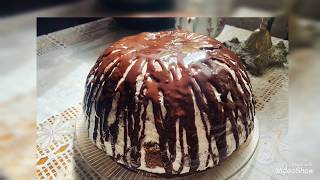 Торт Панчо или Кучерявый Пинчер❤️ chocolate cake with pineapple