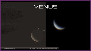 VENUS visto con telescopio